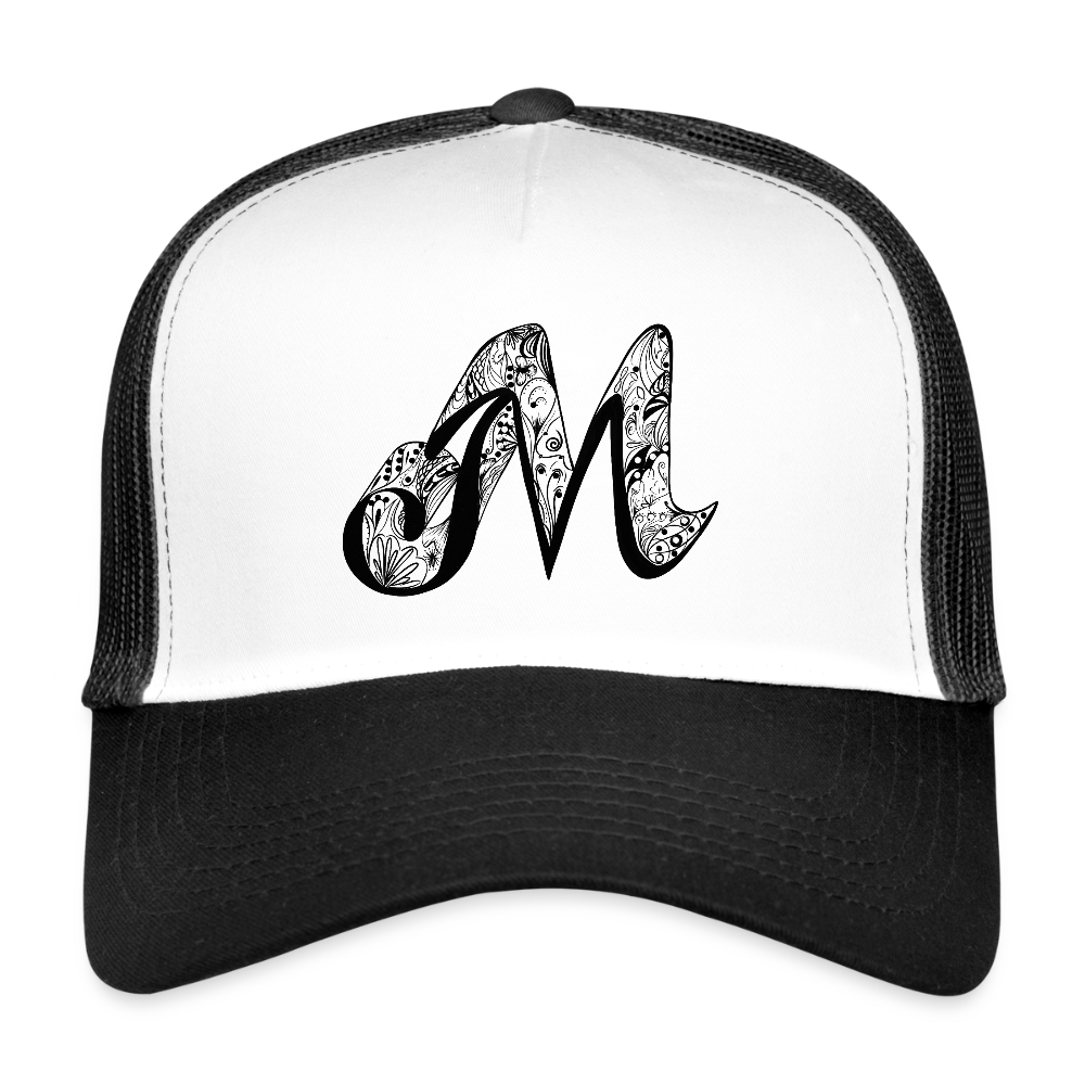 Trucker Cap - Weiß/Schwarz