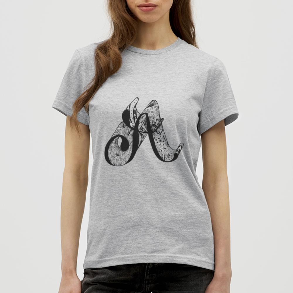 Frauen T-Shirt - Grau meliert