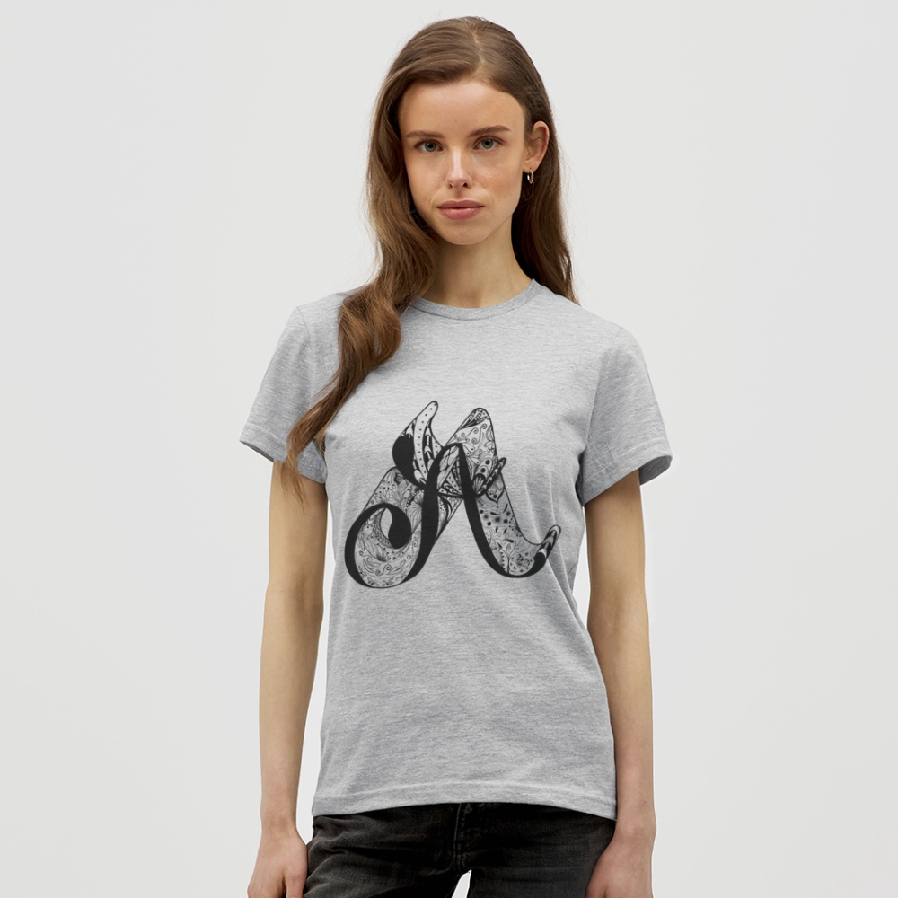 Frauen T-Shirt - Grau meliert