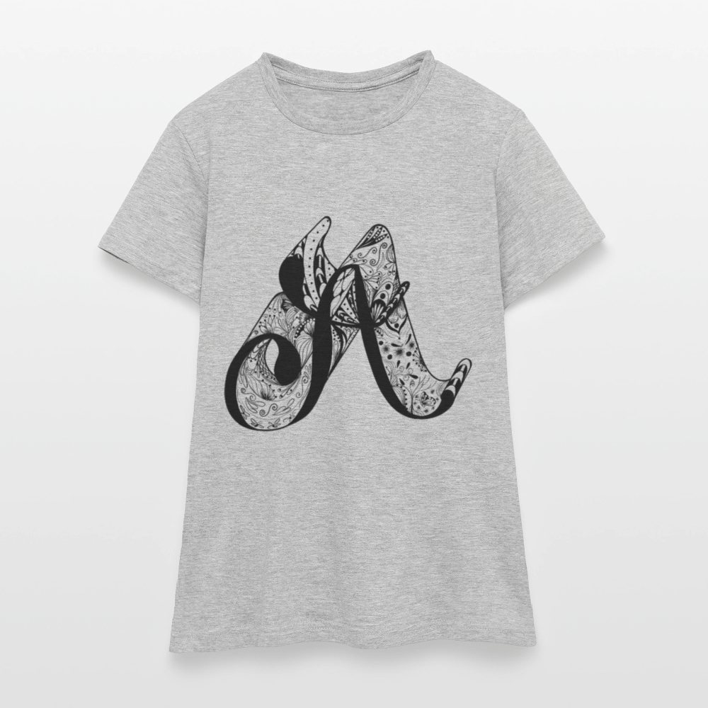 Frauen T-Shirt - Grau meliert
