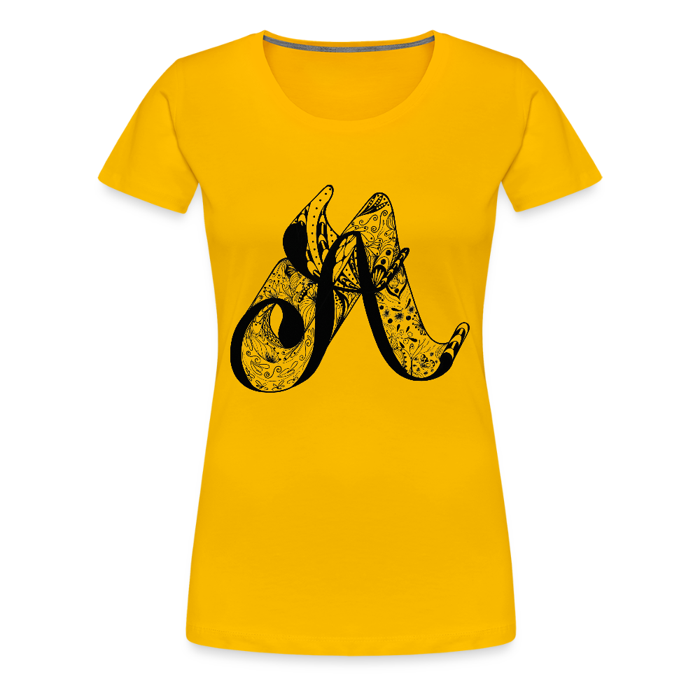 Frauen Premium T-Shirt - Sonnengelb