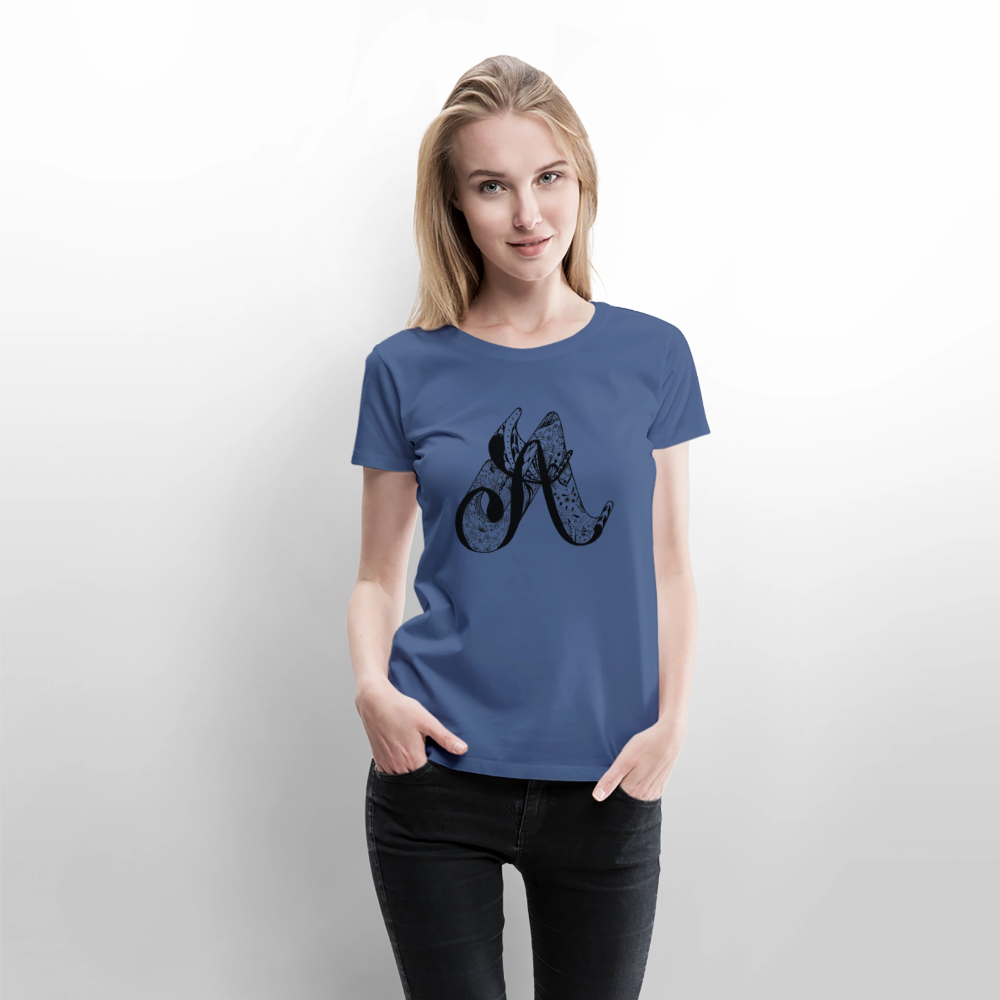 Frauen Premium T-Shirt - Taubenblau