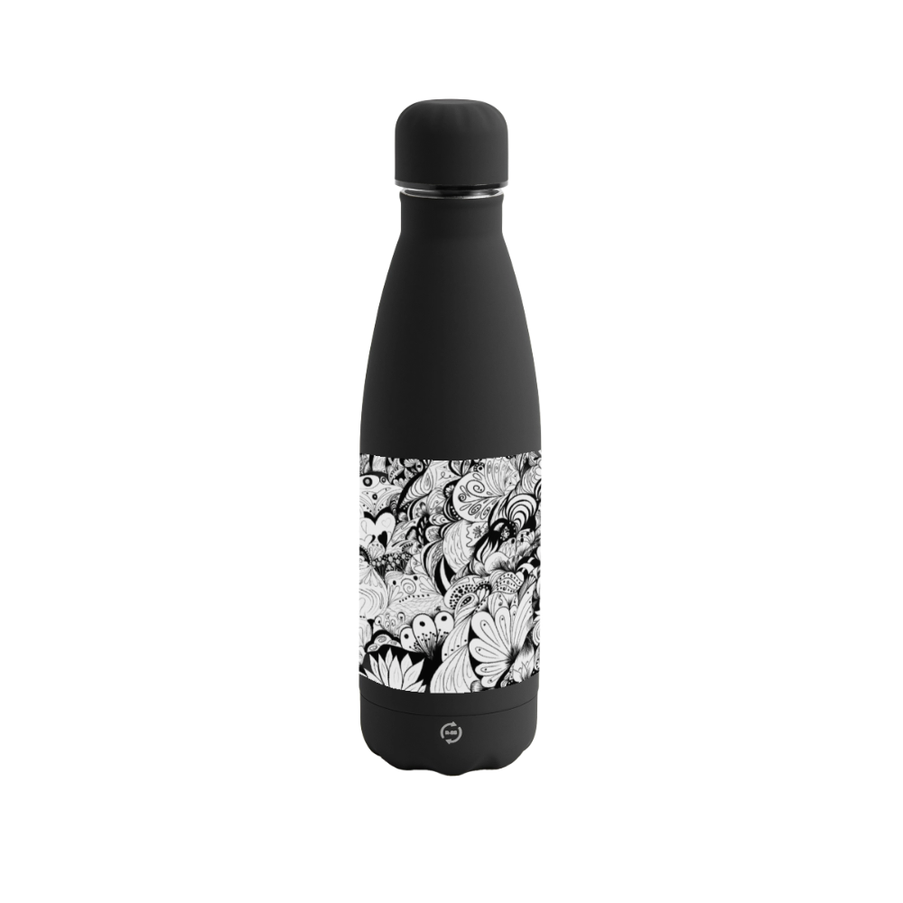 SOFT TOUCH Thermosflasche 500 ml - Schwarz