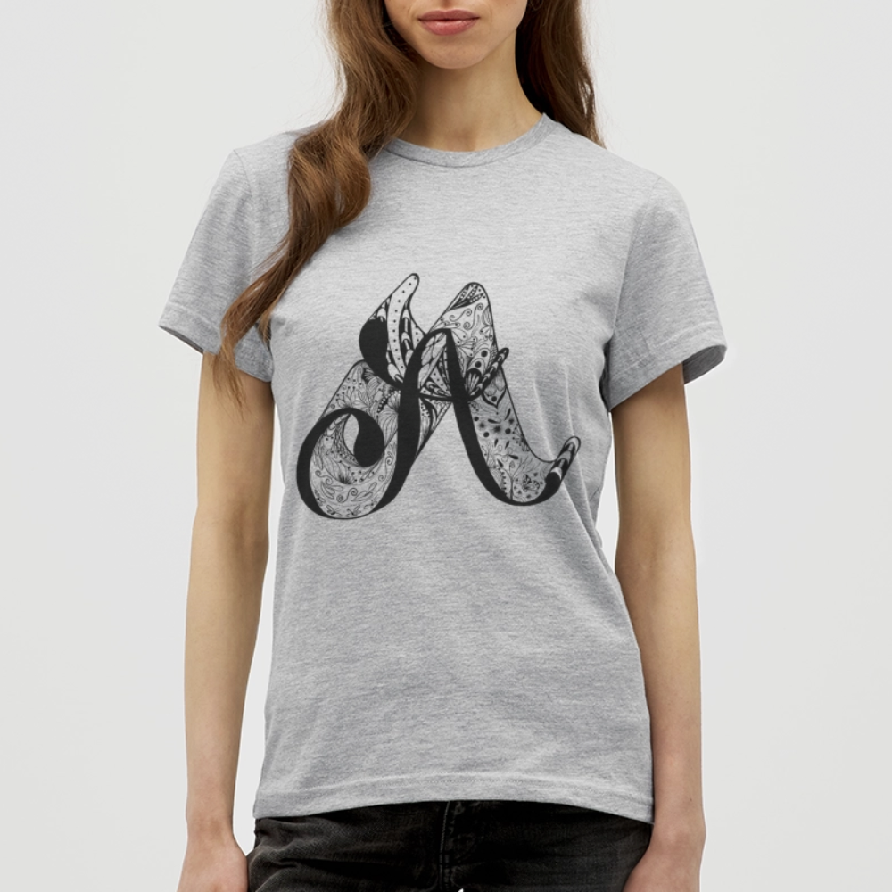 Frauen T-Shirt - Grau meliert