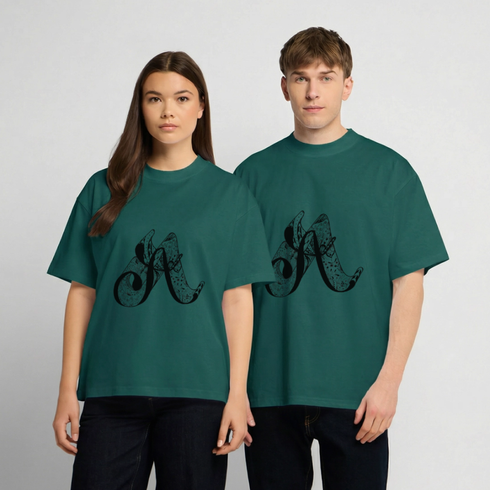 Heavy Oversize T-Shirt - hunter Green