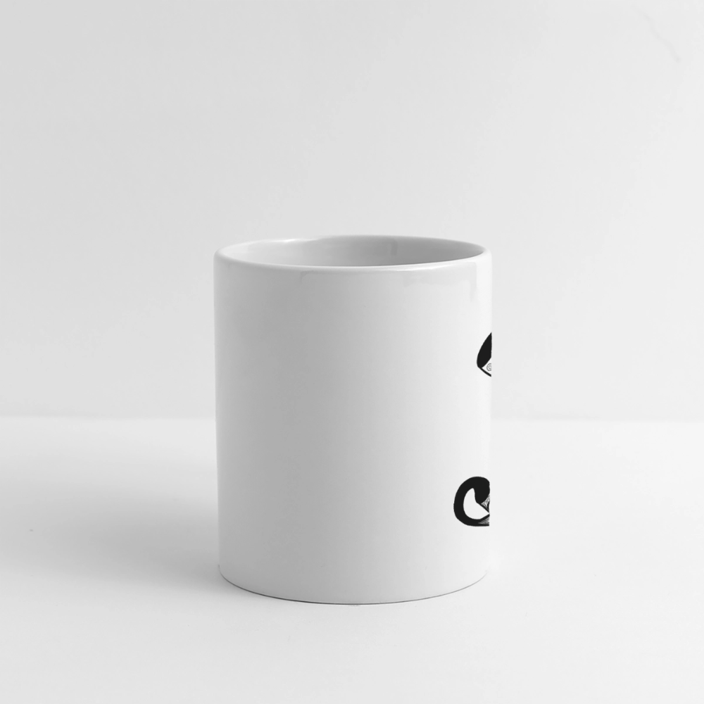 Panoramatasse Buchstabe B - Weiß