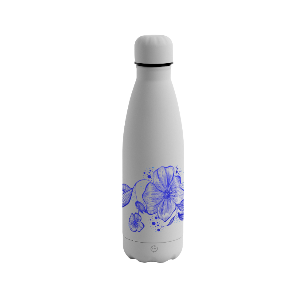 SOFT TOUCH Thermosflasche 500 ml - Grau