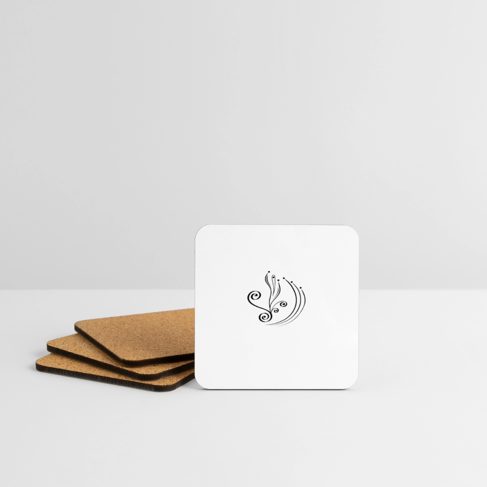 Untersetzer (4er-Set) - Weiß