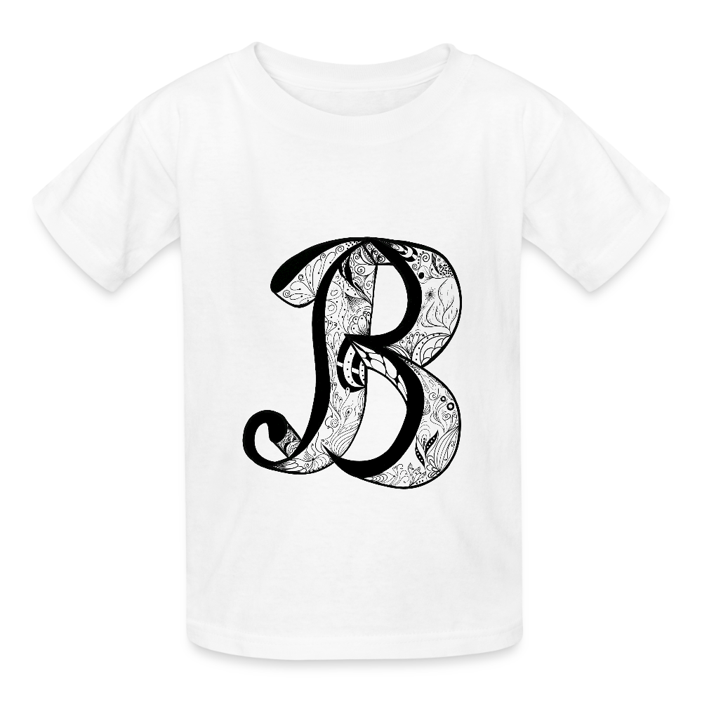 Kinder T-Shirt von Russell - Weiß