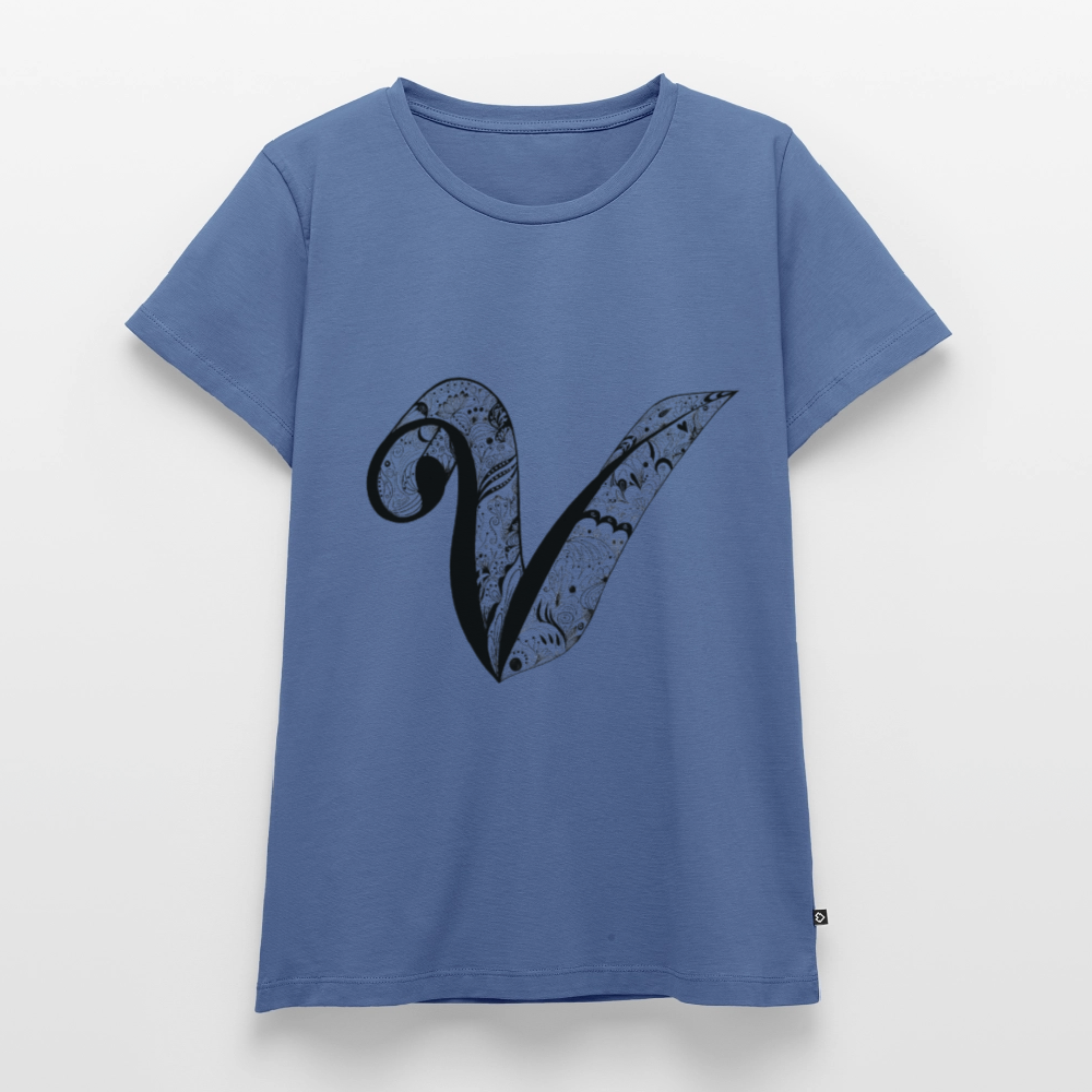 Frauen Premium T-Shirt - Taubenblau