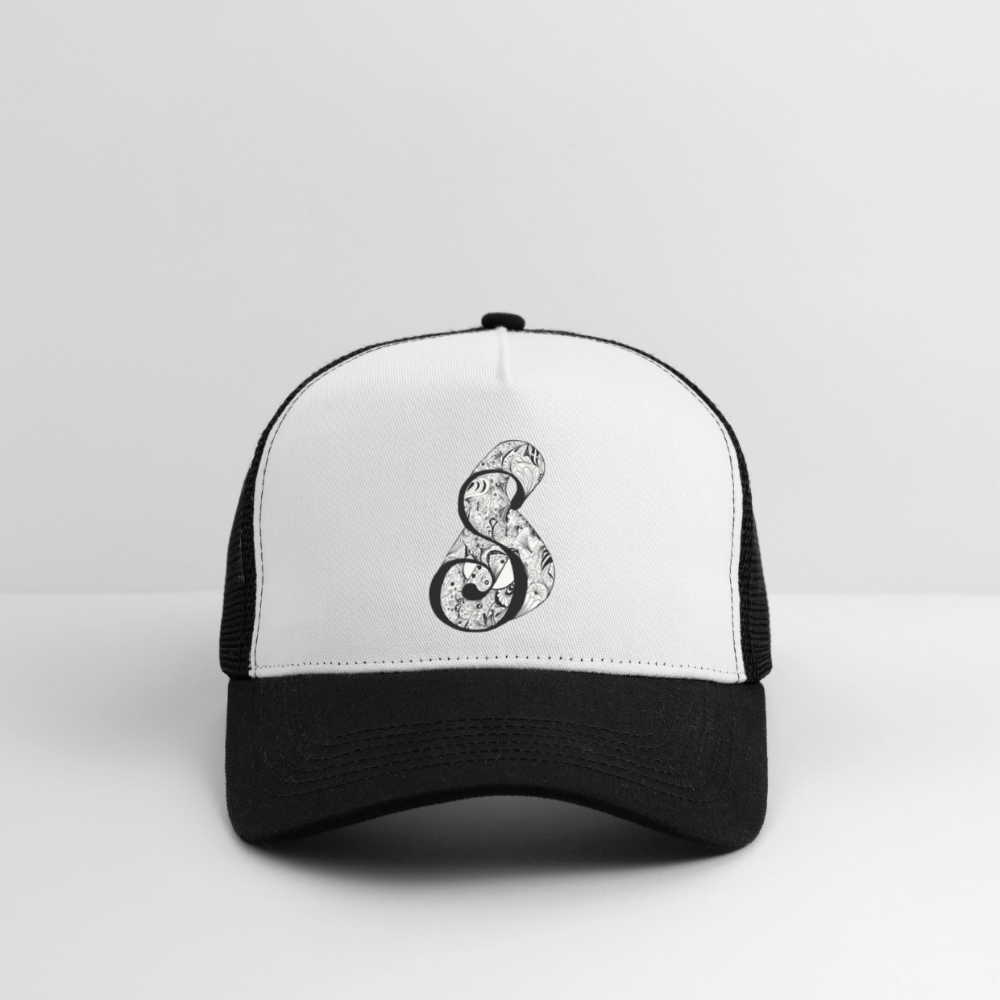 Trucker Cap - Weiß/Schwarz