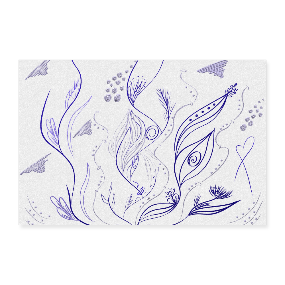 Poster 30x20 cm - Weiß