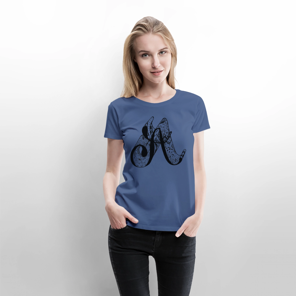 Frauen Premium T-Shirt - Taubenblau