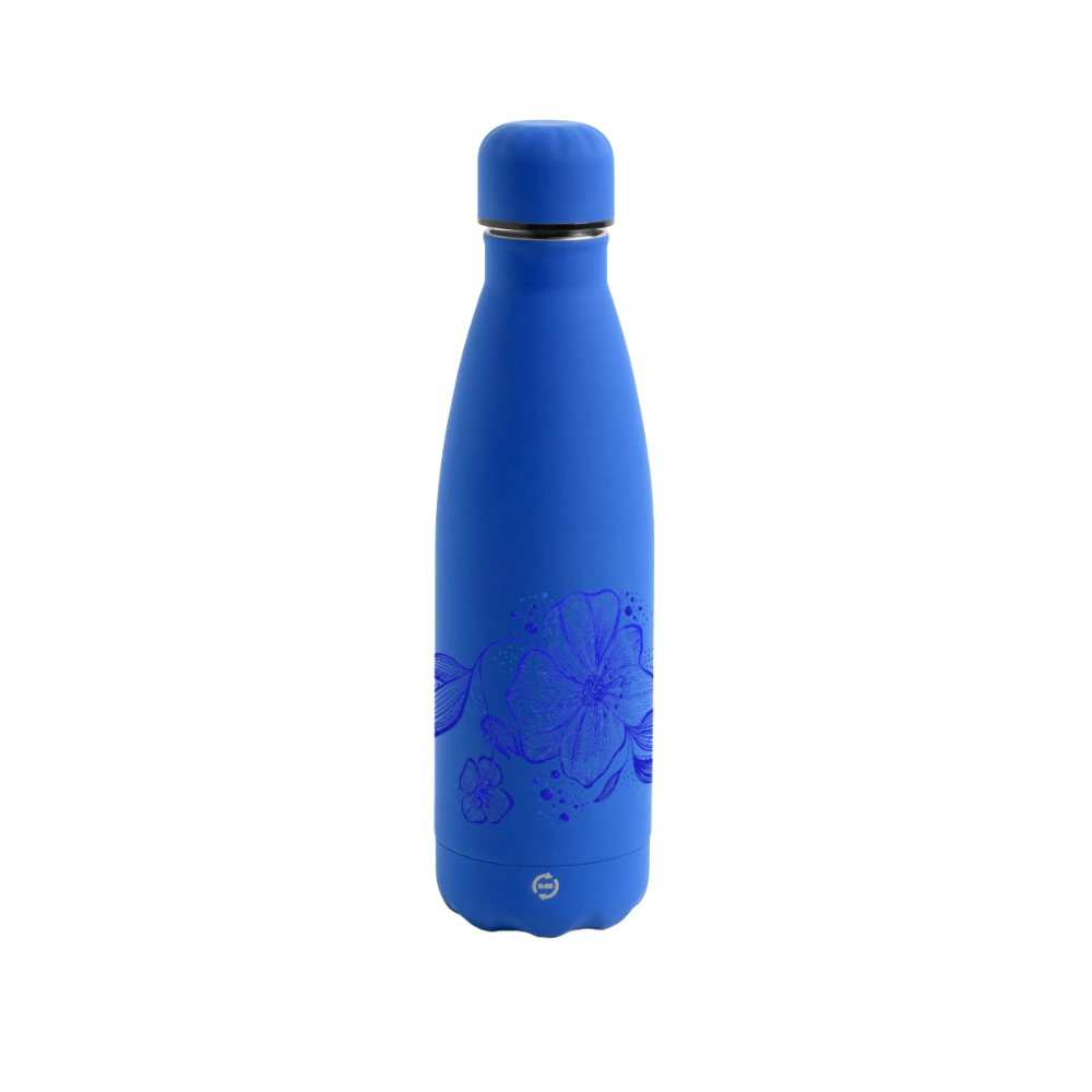 SOFT TOUCH Thermosflasche 500 ml - Königsblau