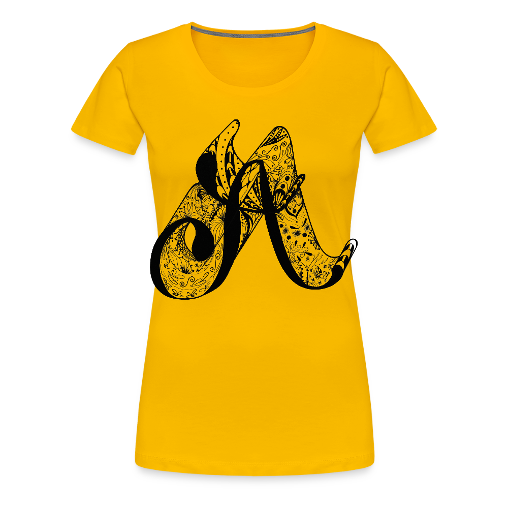 Frauen Premium T-Shirt - Sonnengelb