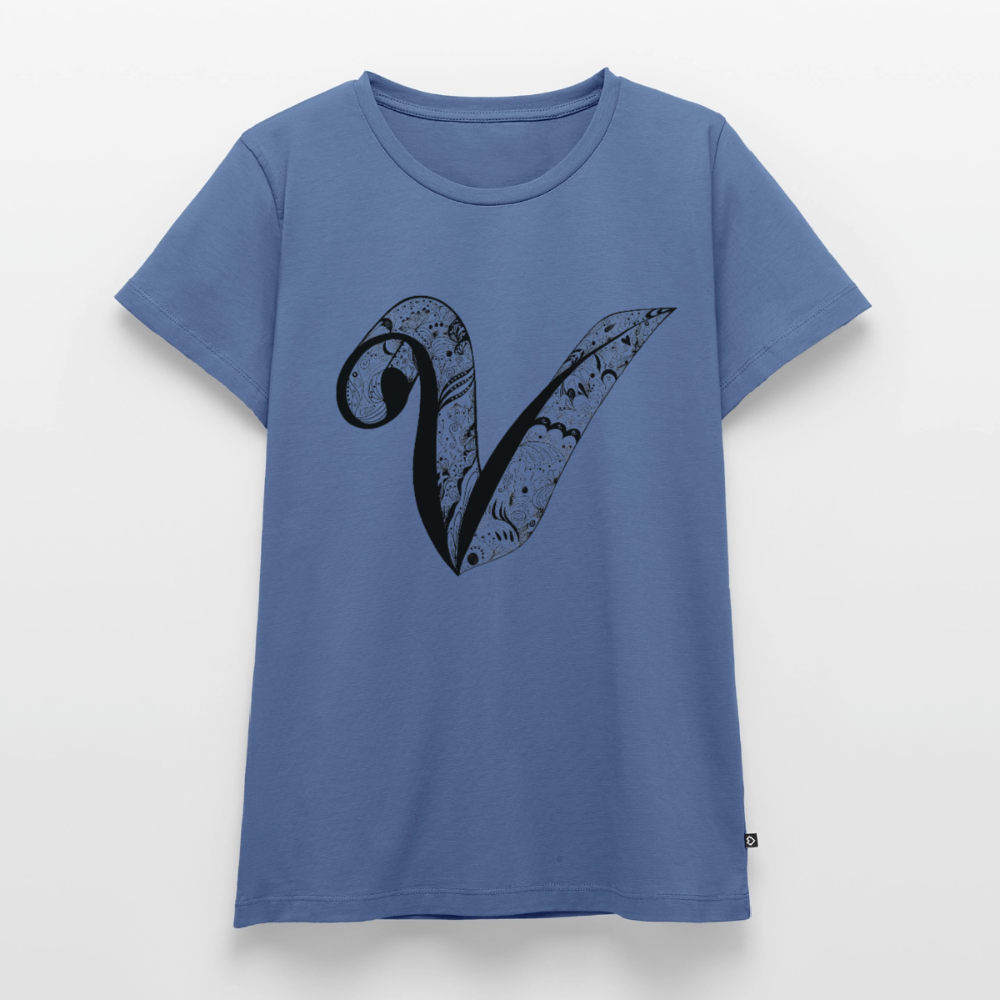 Frauen Premium T-Shirt - Taubenblau